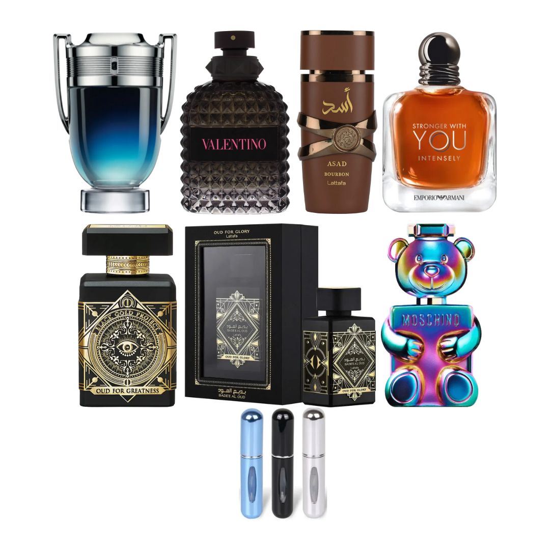 COMBO 7 PERFUMES + 3 PERFUMEROS